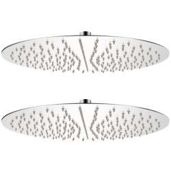 Cabeça de chuveiro 2 pcs aço inoxidável ø 40 cm