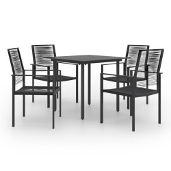 5 Pcs conjunto de jantar para jardim