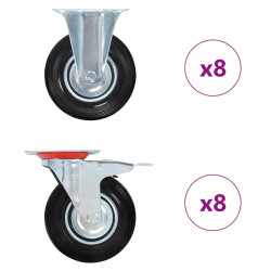 16 Pcs rodas 125 mm