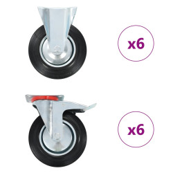 12 Pcs rodas 200 mm