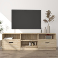 Móvel p/ tv150x33,5x45cm madeira processada cor carvalho sonoma