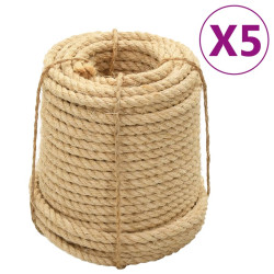 Cordas de sisal 5 pcs 14 mm 100 m
