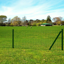 Cerca 25 x 0,8 m aço verde