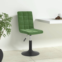 Cadeiras de jantar giratórias 6 pcs veludo verde-escuro