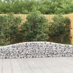 Cestos gabião arqueados 10pcs 400x30x40/60 cm ferro galvanizado