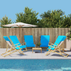 Toalhas de praia 6 pcs 60x135 cm tecido 400 gsm turquesa