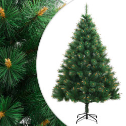Árvore de natal artificial articulada com suporte 180 cm