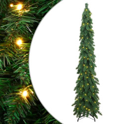 Árvore de natal artificial pré-iluminada com 130 luzes LED