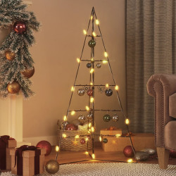 Árvore de natal para decoração 100 cm metal preto