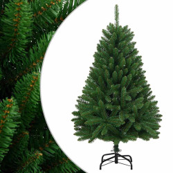 Árvore de natal artificial articulada com suporte 120 cm verde