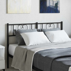 Cabeceira de substituição 150 cm metal preto