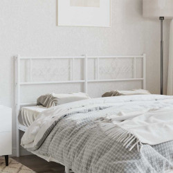 Cabeceira de substituição 120 cm metal branco