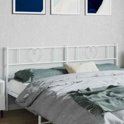 Cabeceira de substituição 200 cm metal branco