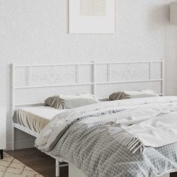 Cabeceira de substituição 193 cm metal branco