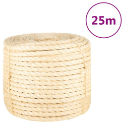 Corda 100% sisal 14 mm 25 m