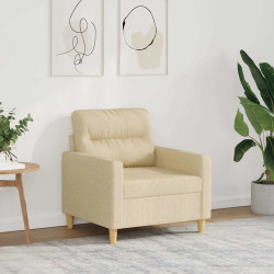 Poltrona 60 cm tecido cor creme