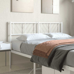 Cabeceira de substituição 120 cm metal branco