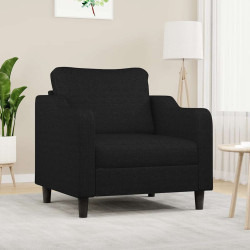 Poltrona 60 cm tecido preto
