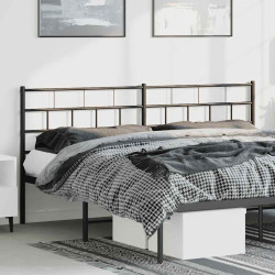 Cabeceira de substituição 193 cm metal preto