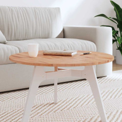 Tampo de mesa redondo ø70x1,5 cm madeira de faia maciça
