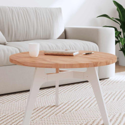 Tampo de mesa redondo ø70x2,5 cm madeira de faia maciça