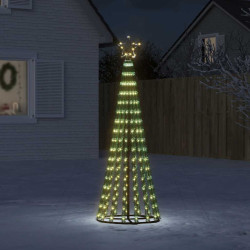LED árvore de natal 275 leds branco quente 180 cm