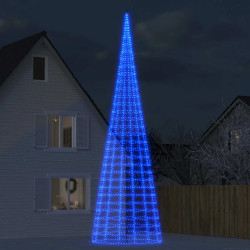 Árvore de natal LED 3000 leds azul 800 cm