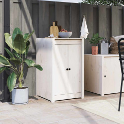 Portas de cozinha para exterior meppel 50x9x82 cm pinho maciço branco
