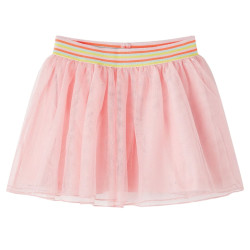 Saia de tule para criança rosa-claro 140