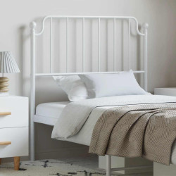 Cabeceira de substituição 100 cm metal branco