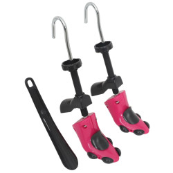 Alargador de calçado c/ calçadeira eu 34-40 plástico rosa