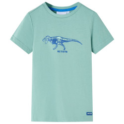 T-shirt para criança caqui-claro 116