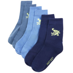 Meias para criança 5 pares ue 30-34