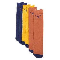Meias para criança 5 pares ue 23-26