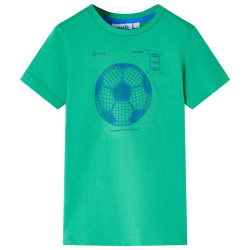 T-shirt de criança verde 140