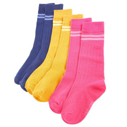 Meias para criança 5 pares ue 26-29