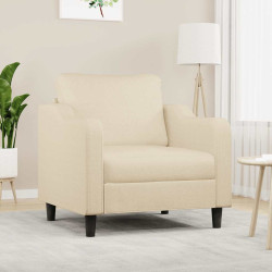 Poltrona 60 cm tecido cor creme