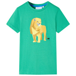 T-shirt de criança verde 104