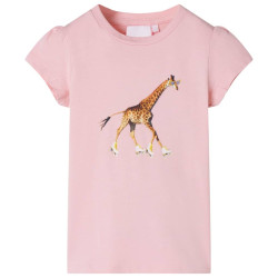 T-shirt de criança rosa-claro 116