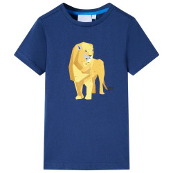 T-shirt para criança azul-escuro 116