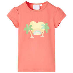 T-shirt infantil coral 116