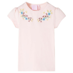 T-shirt de criança rosa-suave 116