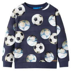 Sweatshirt para criança azul-marinho 92