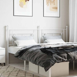 Cabeceira de substituição 180 cm metal branco