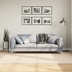 Tapete pelo curto macio e lavável huarte 160x230 cm bege