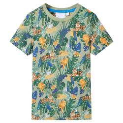 T-shirt de manga curta para criança multicor 116