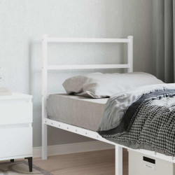 Cabeceira de substituição 80 cm metal branco
