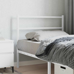 Cabeceira de substituição 100 cm metal branco