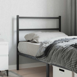 Cabeceira de substituição 90 cm metal preto