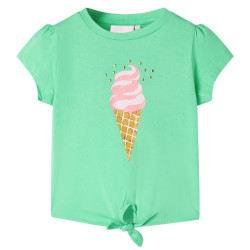 T-shirt de criança verde-claro 104